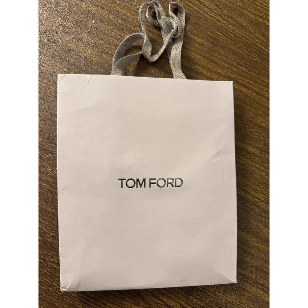 Tom Ford Light Gray Luxury Shopping Gift Bag